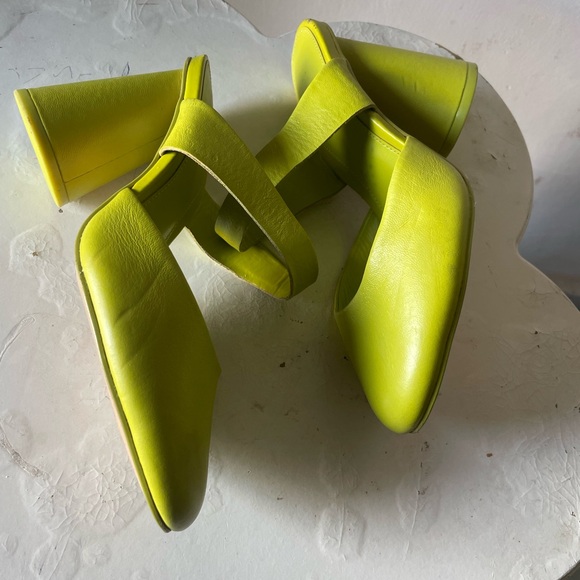 Women's Lime Green Mules - Picture 9 of 16